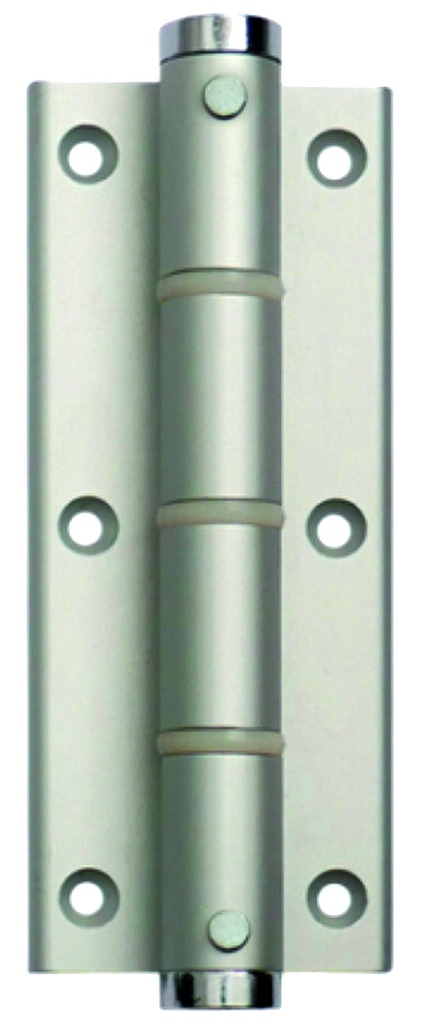 Estuche 2 unidades bisagra sobreponer muelle 120x48 plata