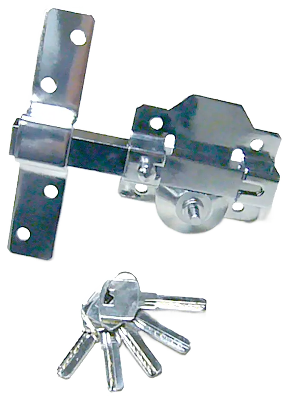 Cerrojo sobreponer IXXTRON Ø 26x50 boton interior llave exterior cromo