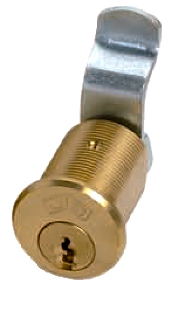 CERRADURA BOMBILLO  19 MM. LATON PULIDO