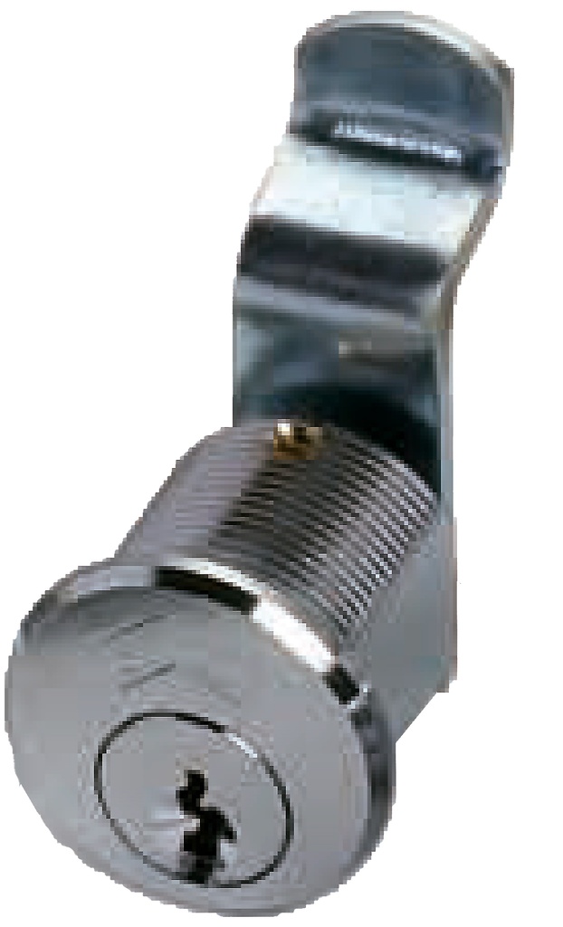 CERRADURA BOMBILLO  25 MM. LATON CROMO