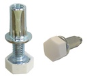 NIVELADOR TLLO.M6X25+TUERCA+TAPA BLANCA