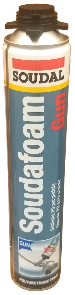 Espuma pistola aerosol 750 ml. SOUDAFOAM