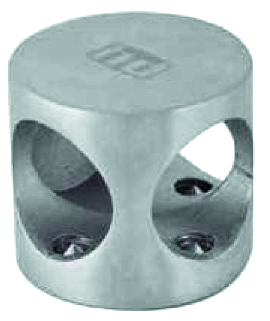 Conector cabina 3 orificios inox