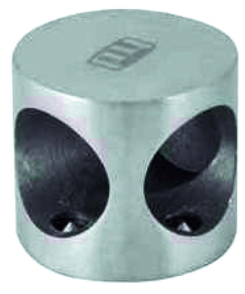 Conector cabina 2 orificios inox