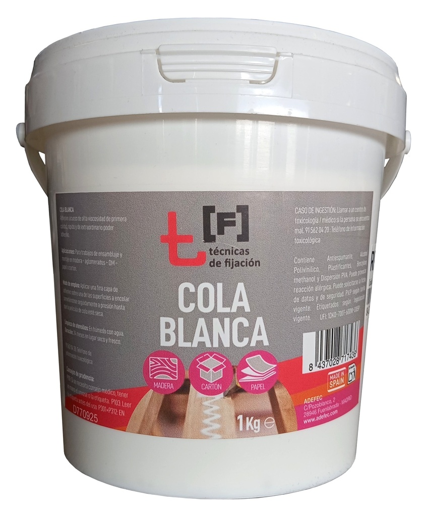 Cola blanca D2 TF 1000 gramos