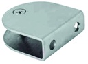 Soporte sujección "U" sin base 50x50x13 mm. a.inox