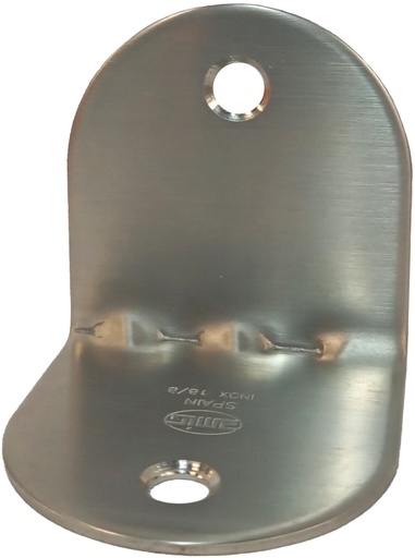 [CK8203] ESCUADRA 52X52X50 C/RDO. ACERO INOX