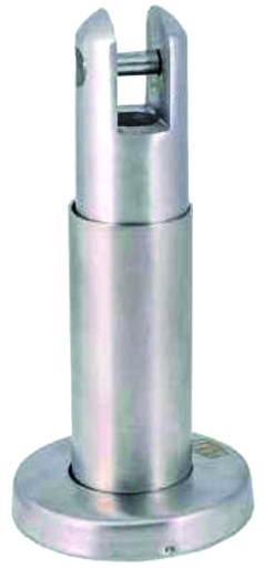 [CK9306] Pata (12001) roseta Ø 62 SP.13,5 mm. reg.110 a 180 mm. inox.304