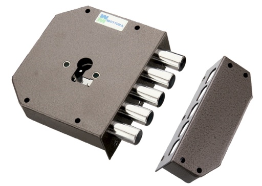 [CS6003812D] CERRADURA LLAVE SOLA S/BOMBILLO ESMALT.DCHA.