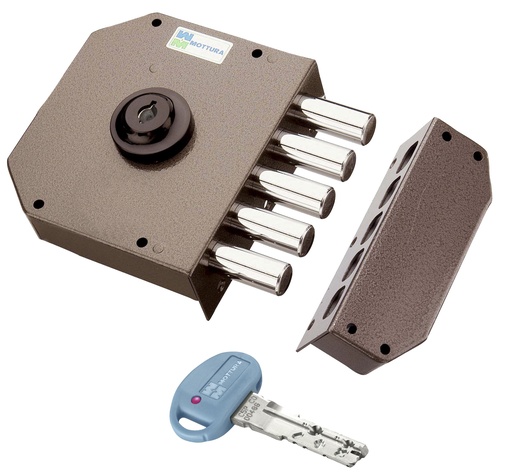 [CS600P8C12I] CERRADURA LLAVE SOLA P8 "C" ESMALTADA IZDA.