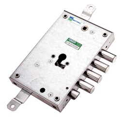 [CS85571Q04D] CERRAD.EMB.CUAD.-LLAVE S/BOMBILLO CINC.DCHA