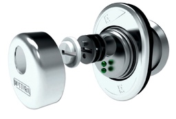 [AC9475005] Escudo Ø 50 "DEFENDER " altura 50+embellecedor cromo