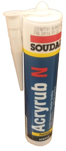 [SL108176] Cartucho silicona acrílica blanca 300 ml.