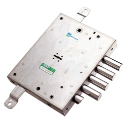 [CS57104] Cerradura golpe llave bulones 28 mm. cincado sin varilla reversible