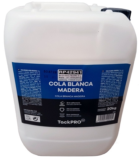 [RP42941] Bote cola blanca TRACKPRO 20 kg.