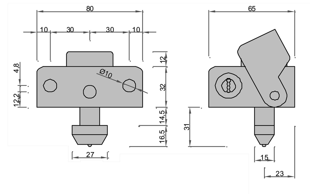 CABEZAL CERRADURA 265
