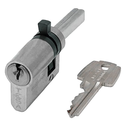 Bombillo TE5 40 mm. (30x10 mm.) llave/cuadradillo latón serie 3520