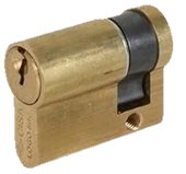 Bombillo LOGO 40 mm. (30x10)  leva 15 latón