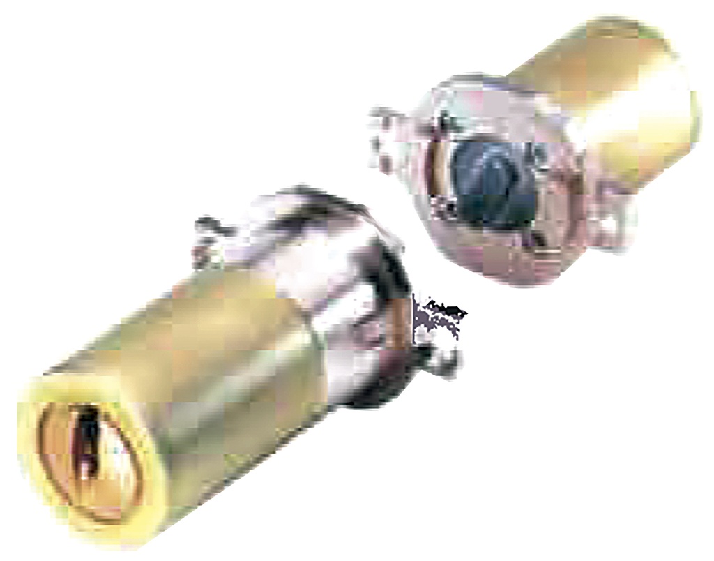 Bombillo FP8"C" 89 (53x36) 5 llaves dorado