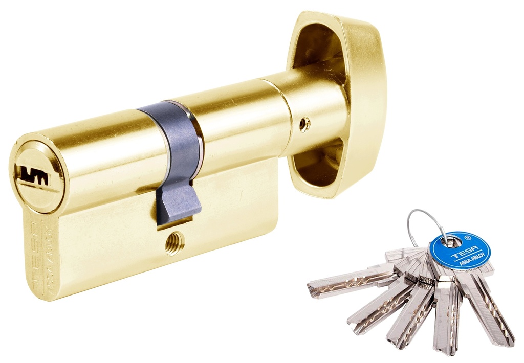 Bombillo T60 90 mm.(45Px45) leva 15 mm. pomo latón