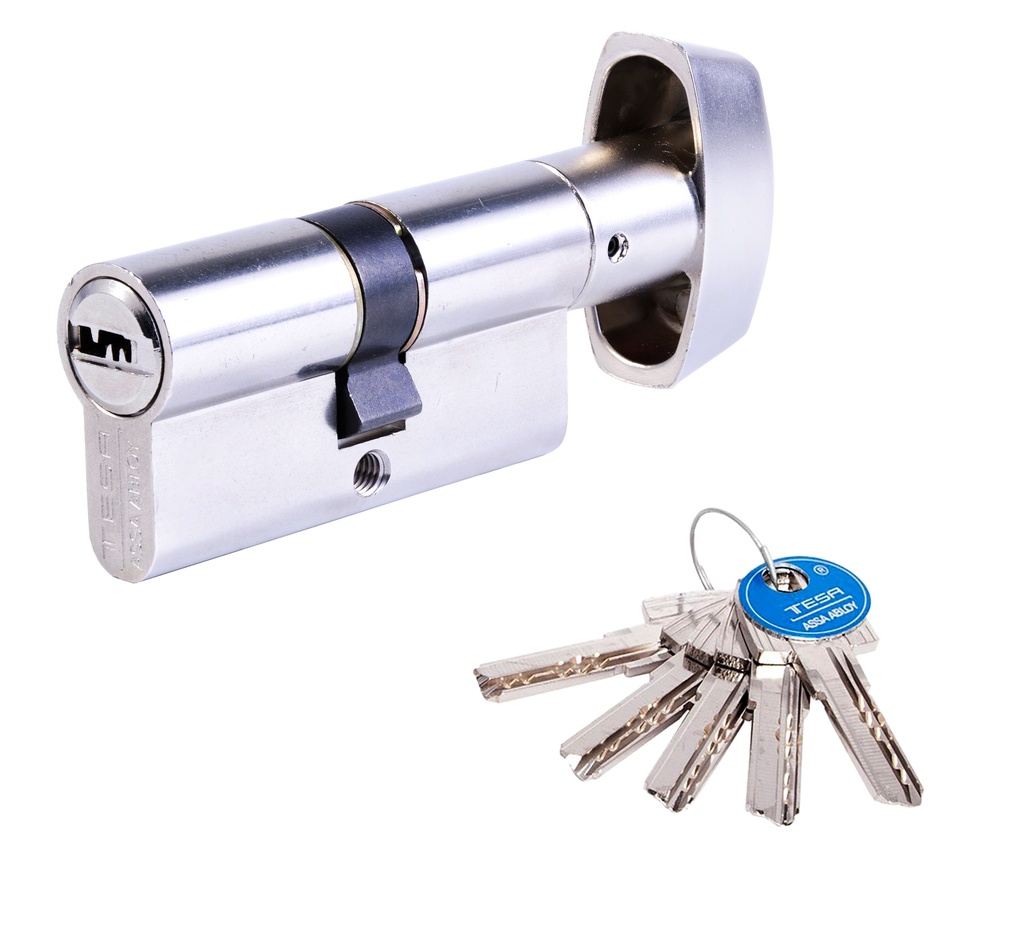 Bombillo T60 90 mm.(60Px30) pomo leva 15 mm. níquel