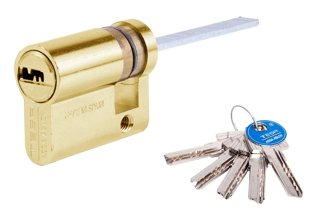 Bombillo T60 40 mm. (30x10 mm.) espadín regulable 50 mm. latón 