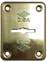 Embellecedor exterior entrada llave dorado