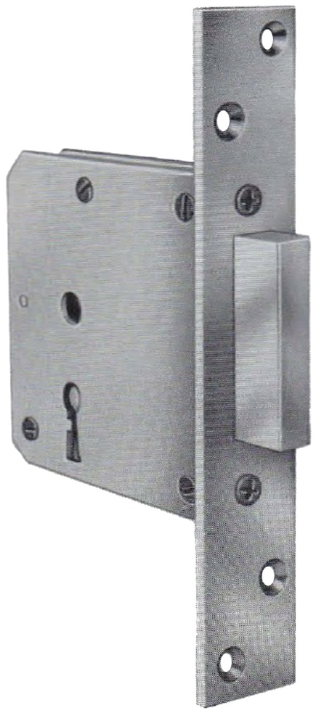 CERRADURA EMB.LLAVE SOLA 35 MM. 4 GORJAS