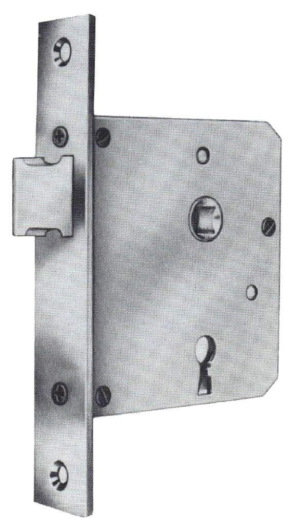 CERRADURA RESB. LLAVE Y CUAD. 50 DCHA.