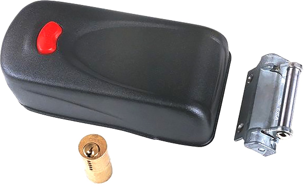 Cerradura ELETTRIKA sobreponer pulsador interior puerta madera