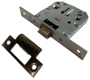 Cerradura embutir 70,60x74,50 mm. aguja 50 mm. golpe solo cuadradillo/condena c.c. 47 mm. fte.recto inox.