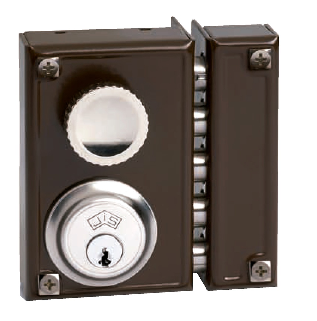 CERRADURA SOBREP.4BUL+GOLPE ACC.POMO DCHA.