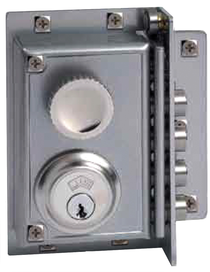 CERRADURA SOBREP.GOLPE LLAVE CROMO IZDA.