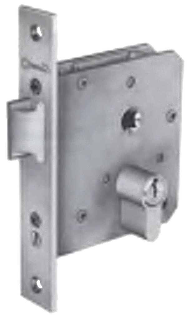 CERRAD.EMB.CUAD-LLAVE 60 MM.S/BOMBILLO IZDA.