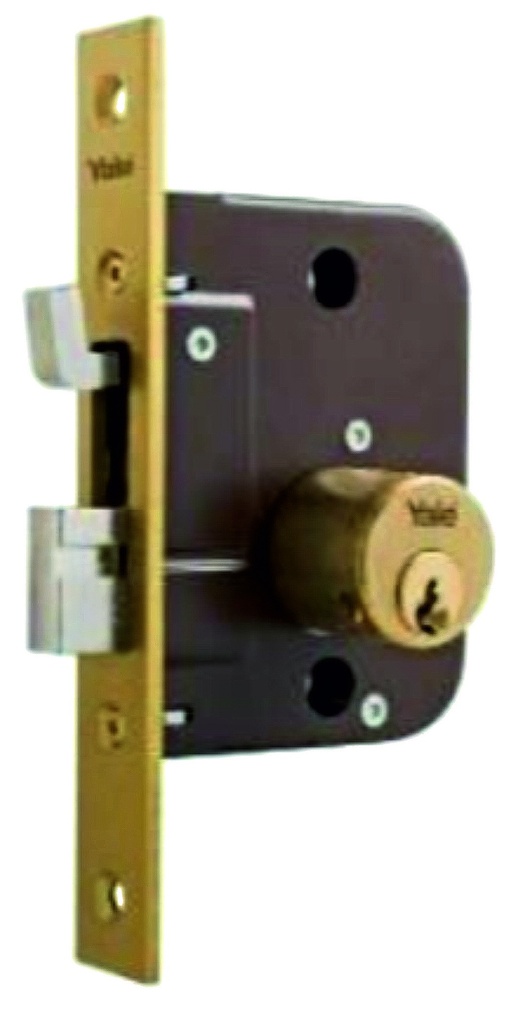 CERRADURA EMBUTIR FTE.BICAPA LLAVE 80 MM