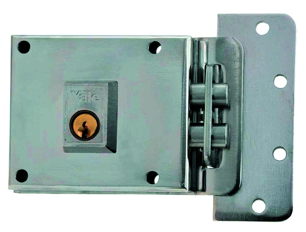 CERRADURA SOBREP.2 PESTILLOS NIQ.12 IZD