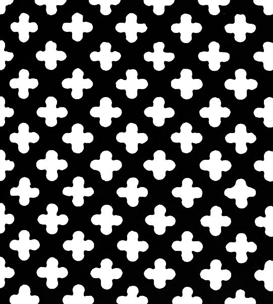 CHAPA FANTASIA TREBOL PEQUENO NEGRO