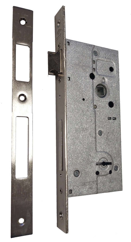 CERRADURA EMB.BORJAS CUAD.-LLAVE 50 MM.
