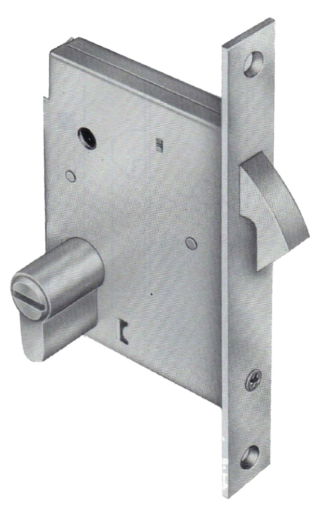 CERR.P.CORRED.LLAVE SOLA S/BOMBILLO 50 CROMO