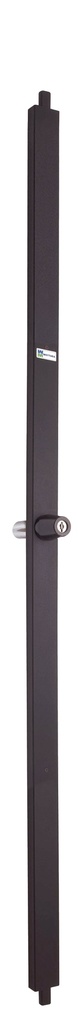 CERRADURA VERT.NEGRA 2300MM.BOMBILLO 50