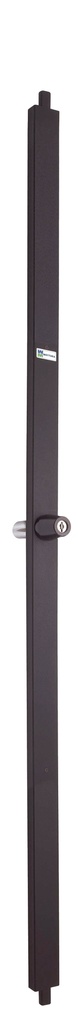 CERRADURA VERT.NEGRA BOMBILLO INT.2500 MM.