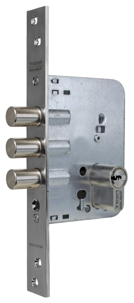 CERRAD.EMB.AG.60 BUL.LLAVE SOLA BOMBILLO T60INOX.