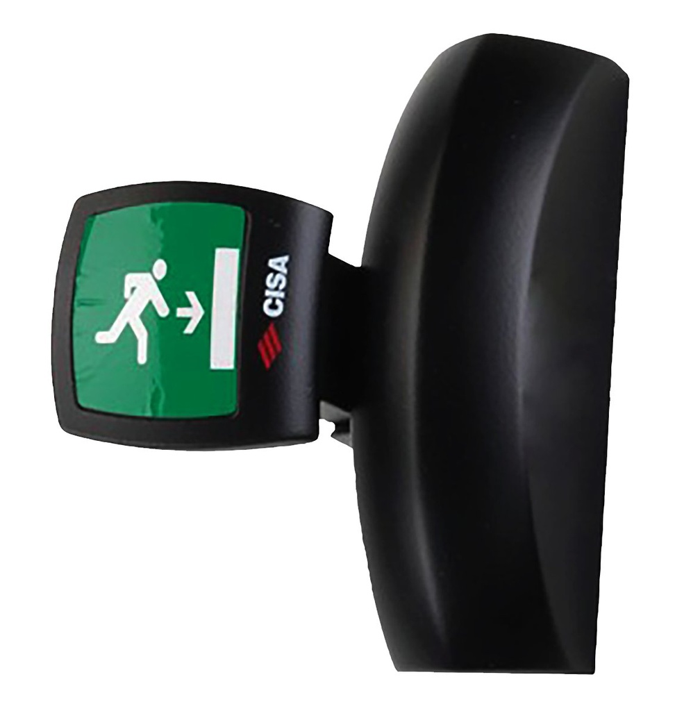 Falleba antipanico sobreponer FAST PUSH PAD 2 modular cofre negro sin cierres alto-bajo