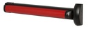 Cerradura antipánico FAST TOUCH modular 2 puntos 1200 mm. negro/roja 