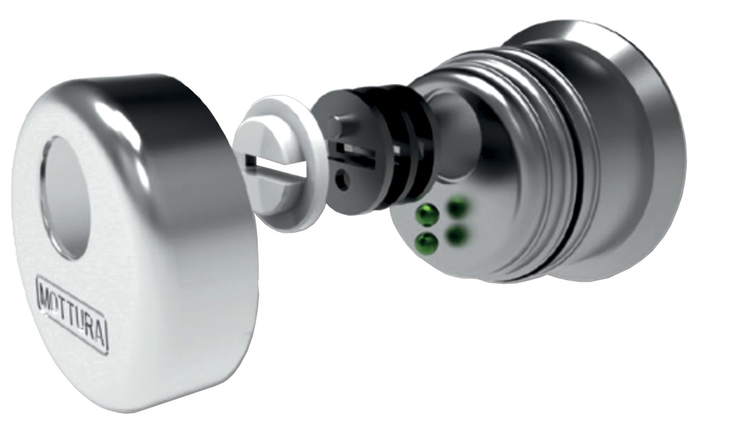 Escudo Ø 50 "DEFENDER" altura 60 mm. negro