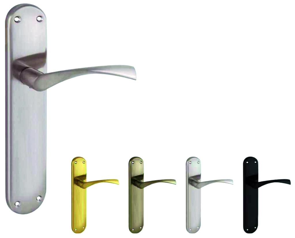 Jgo. manivelas (4007) OLA placa larga niquel satinado