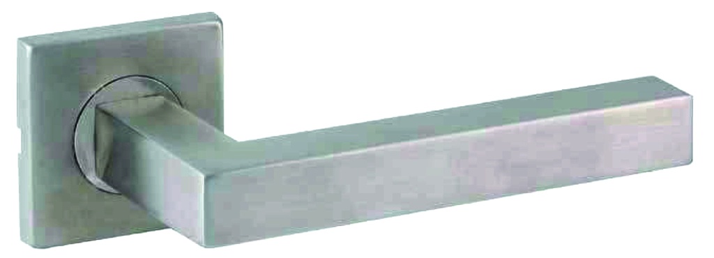 Jgo. manivelas (5001)  MARCO placa 52x52 a.inox