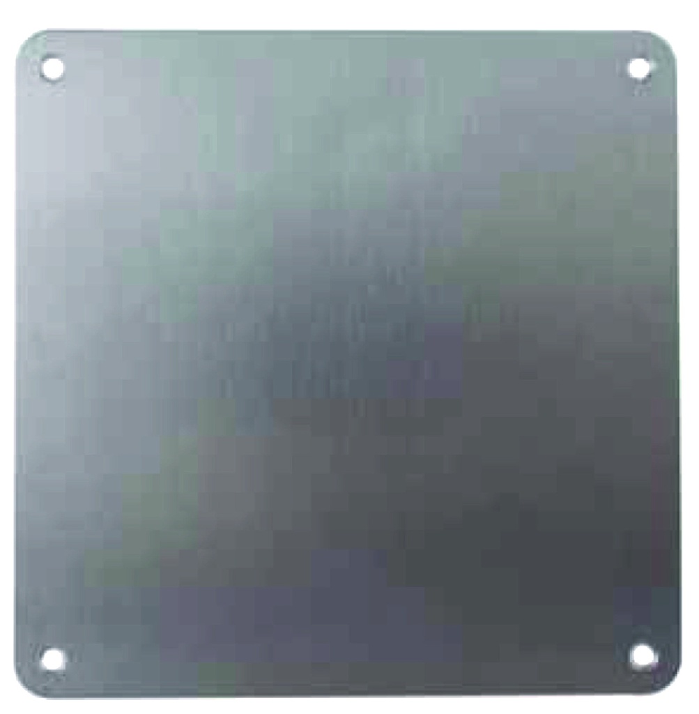 Placa limpieza (5008) 170x170 a.inox. satinado