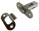 Picaporte doble muelle c/rdo.a.inox 35
