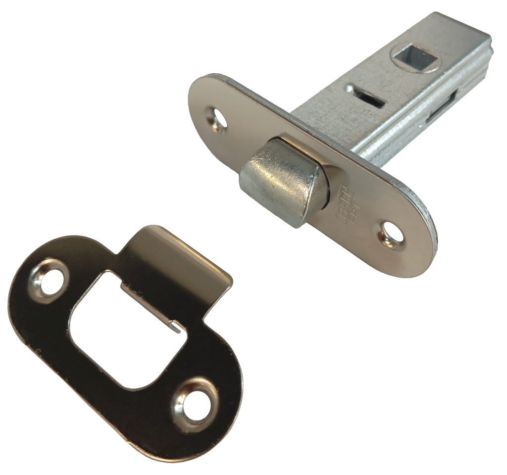 Picaporte doble muelle c/rdo.h.cromo 45 70x25